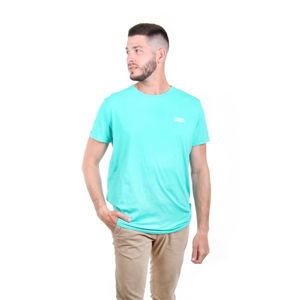 Tommy Jeans pánské jasně zelené melírované tričko Modern - S (420)
